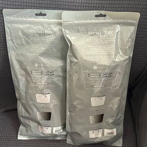 Versa Tote by Jen & Co - Gray Bag straps